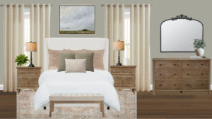 Non Luxury Transitional Bedroom