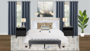 Non Luxury Transitional Bedroom