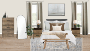 Non Luxury Transitional Bedroom