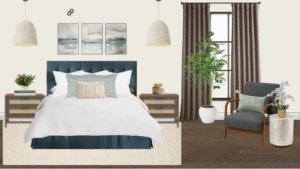 Non Luxury Coastal bedroom