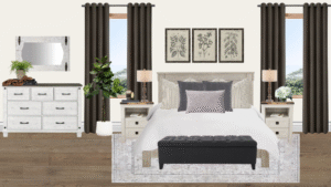 Non Luxury Farmhouse Bedroom