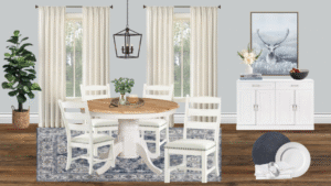 Non Luxury Farmhouse Breakfast Nook