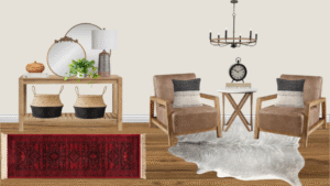 Non Luxury Farmhouse Entrance Foyer