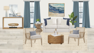 Luxury Coastal Living Room