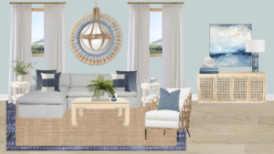 Luxury Coastal Living Room