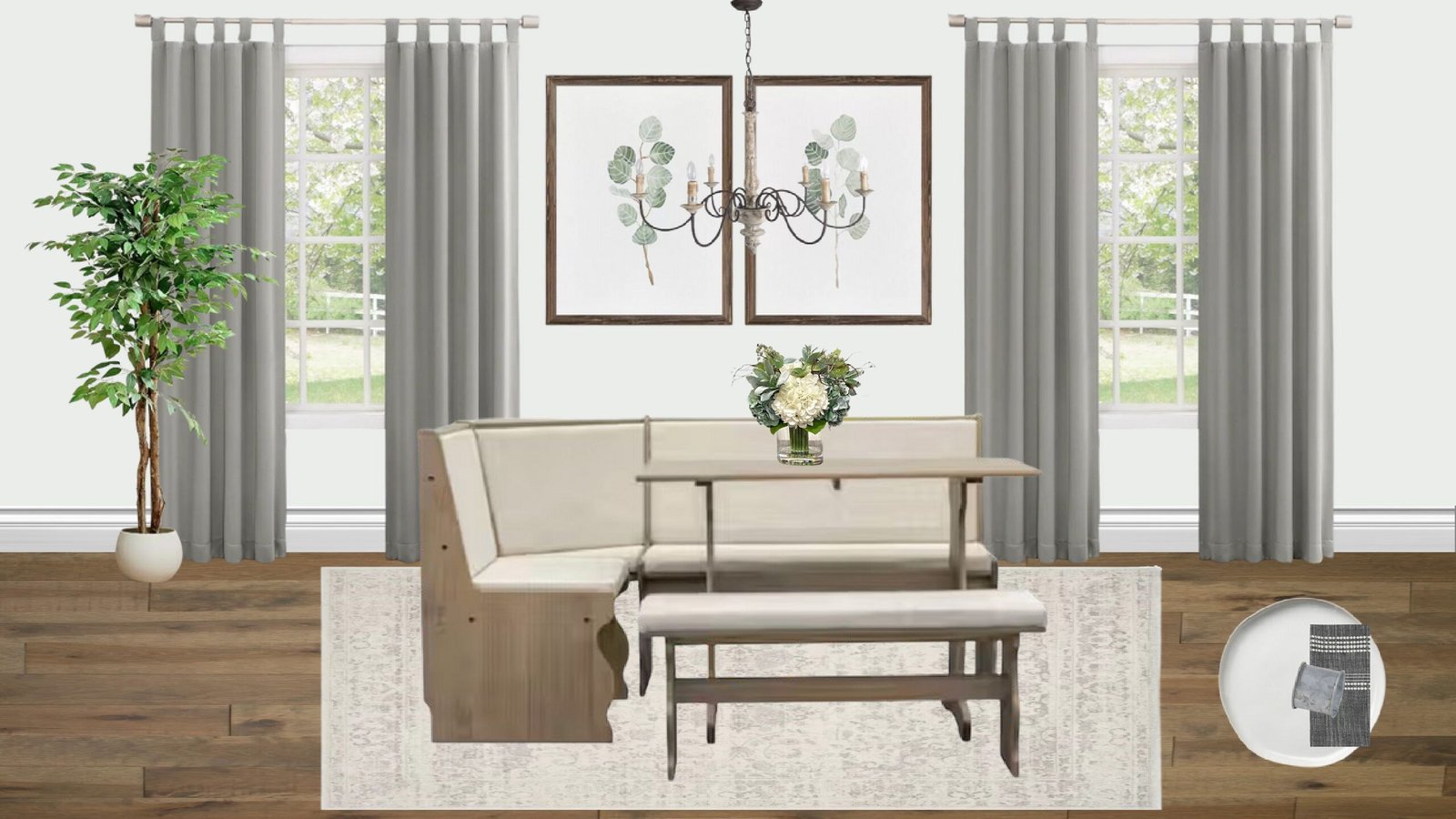 Farmhouse Breakfast Nook