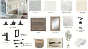 Farmhouse Mid Range Bathroom Renovation