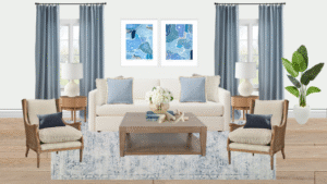 Luxury Coastal Living Room