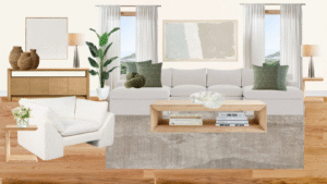 Luxury Coastal Living Room