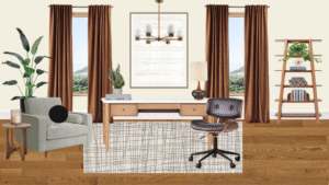 Luxury Mid Century Office