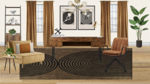 Non Luxury Mid Century Office