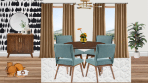 Non Luxury Mid Century Breakfast Nook