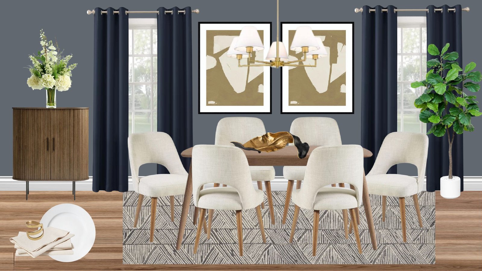 Mid Century Dining Room