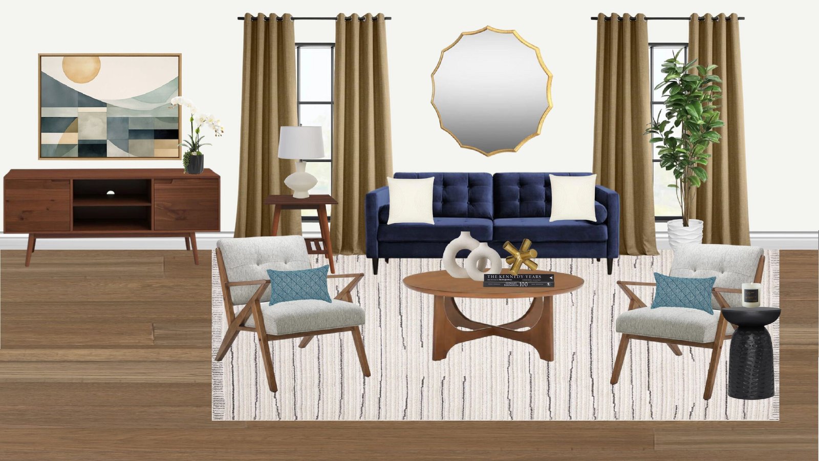 Mid-Century Living Room