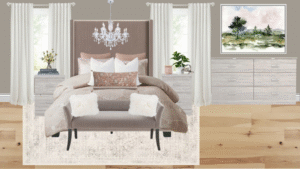 Non Luxury Transitional Bedroom