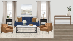 Transitional Living Room