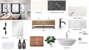 Transitional Mid-Range Bathroom Renovation