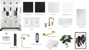 Transitional Mid Range Bathroom Renovation