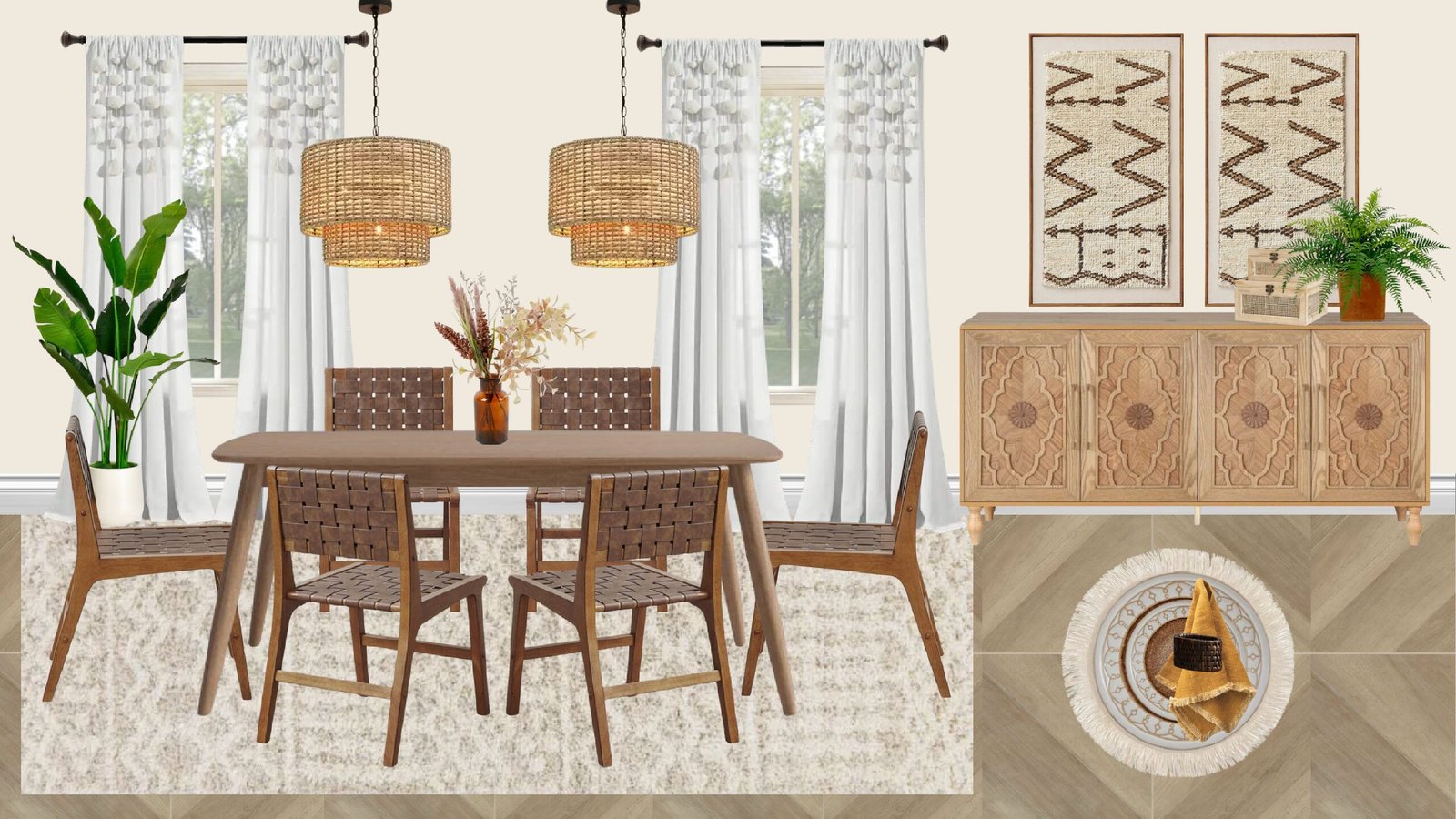 Boho Dining Room
