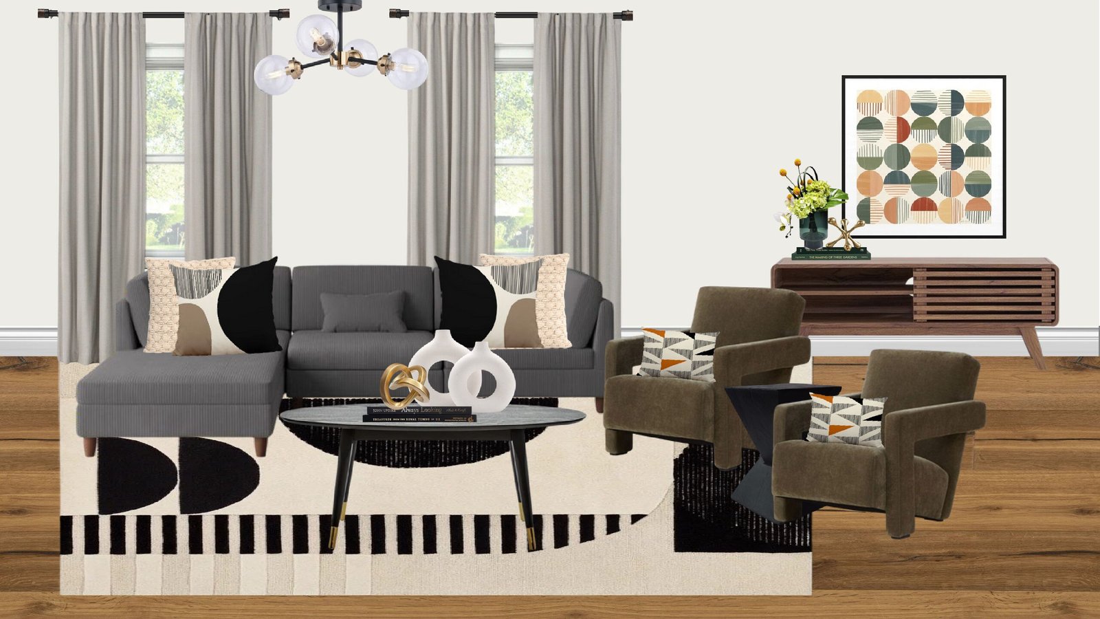 Mid-Century Living Room