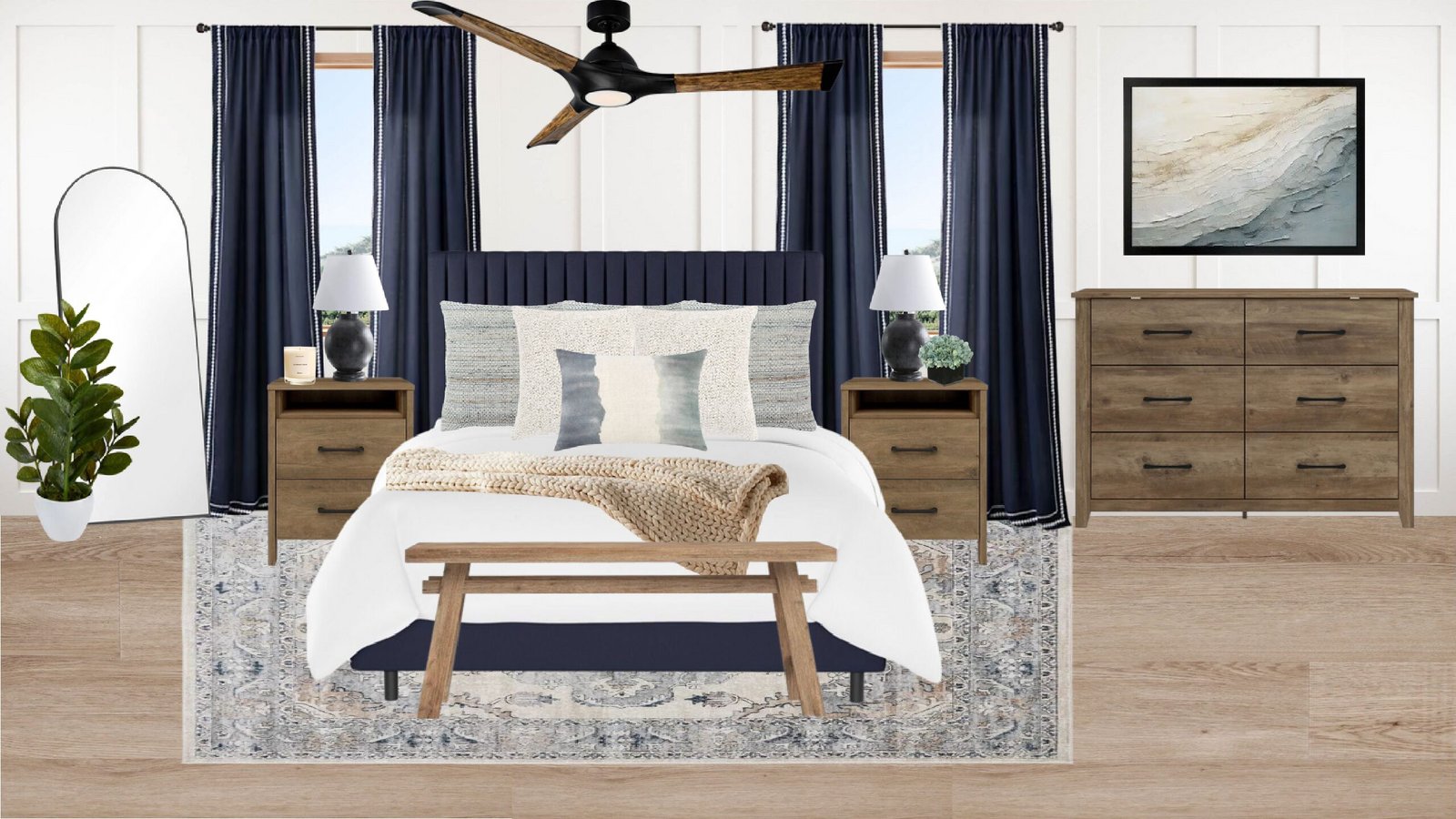 Transitional Bedroom