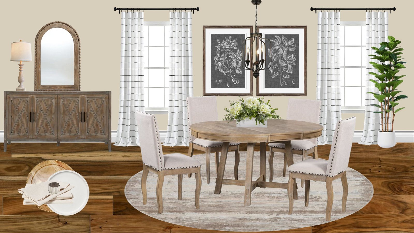 Farmhouse Breakfast Nook