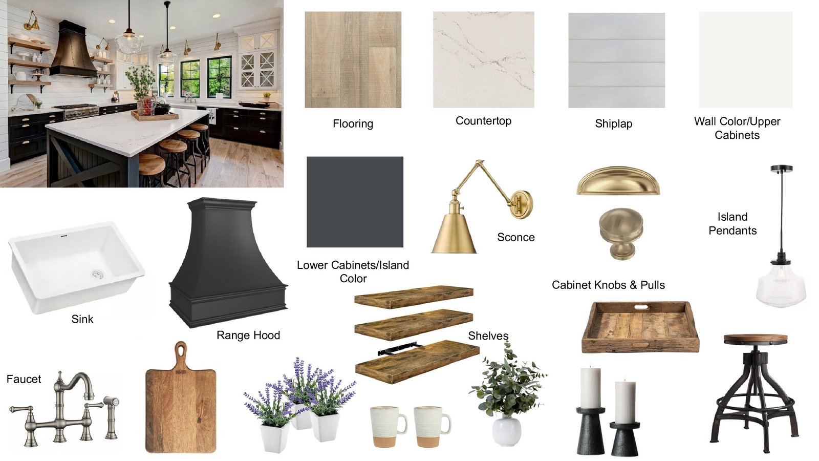 Farmhouse Mid Range Kitchen Renovation