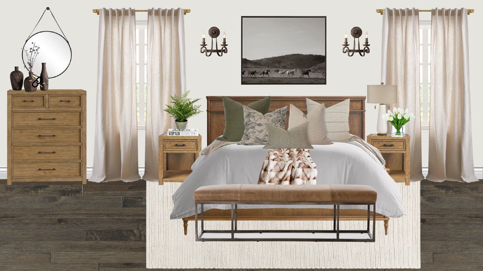 Luxury Farmhouse Bedroom