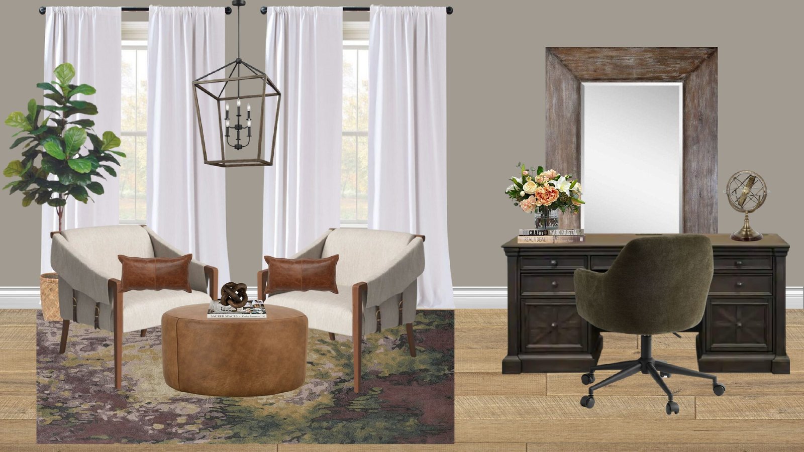 Luxury Farmhouse Office