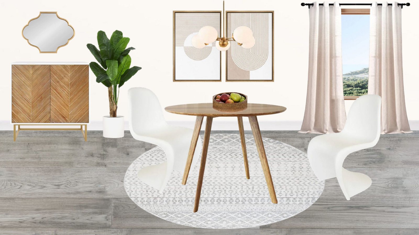 Mid Century Breakfast Nook