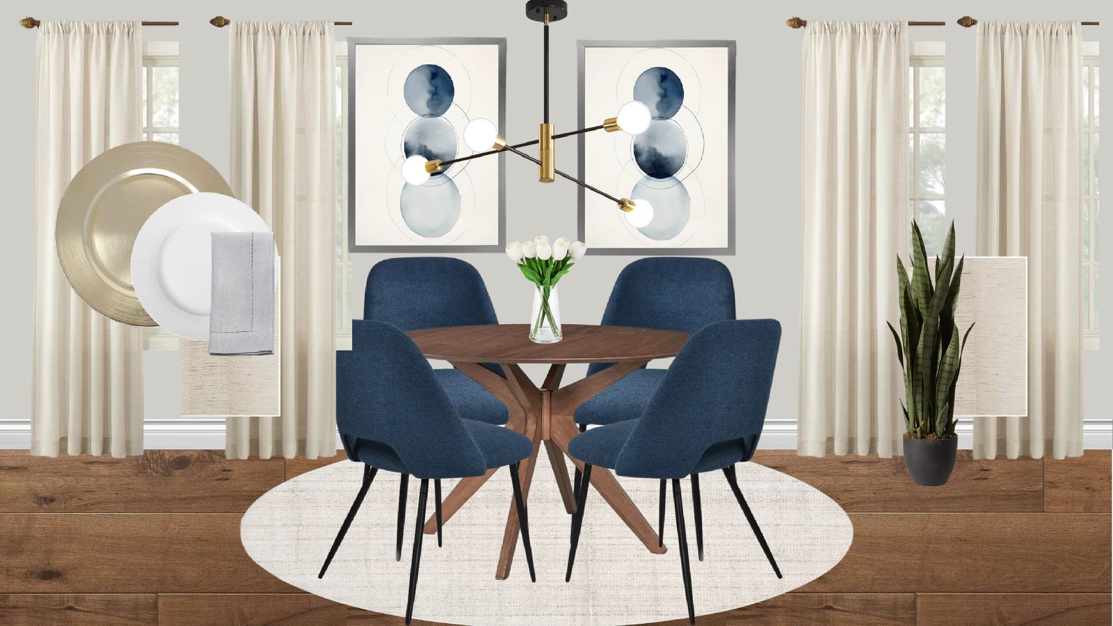 Mid Century Breakfast Nook