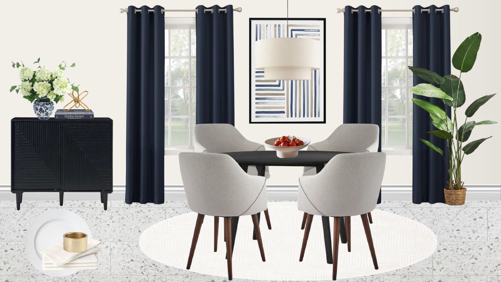 Mid Century Breakfast Nook