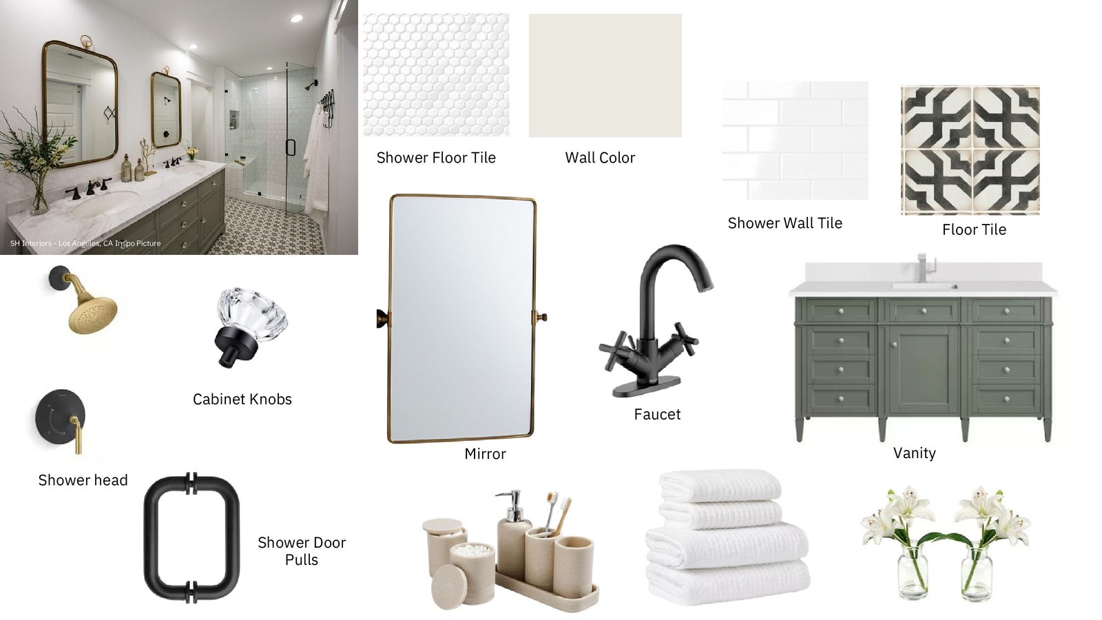 Mid Range Farmhouse Bathroom